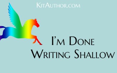 I’m done writing shallow…